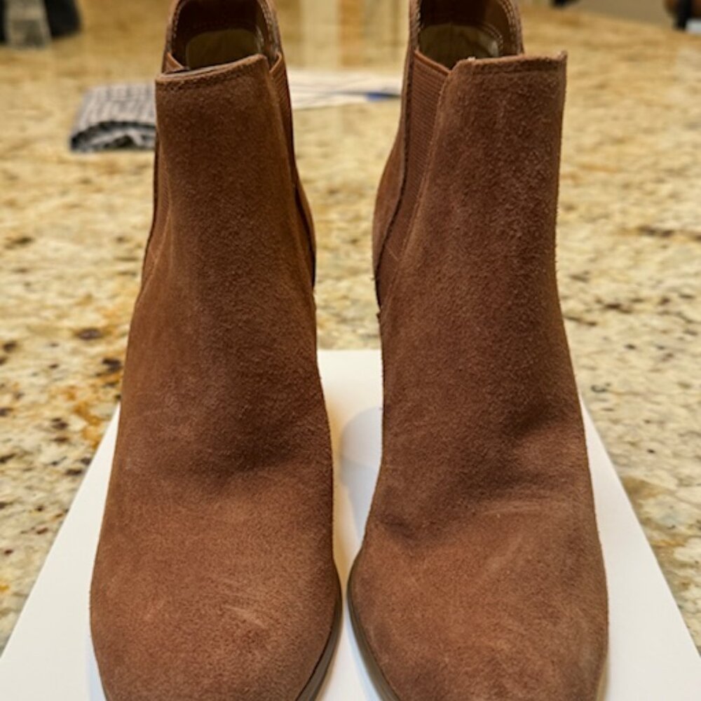 Michael Kors Evaline Suede Ankle Boots SIZE 6 Brown